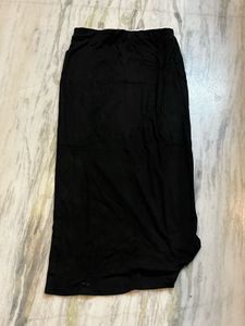 Chic Black Tube Top &amp; Skirt Set