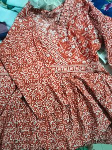 short Print Kurta