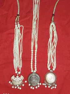 Set of 3 Traditional Pearl Necklaces
