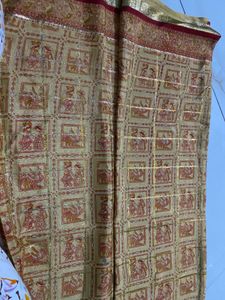Red &amp; Gold Saree