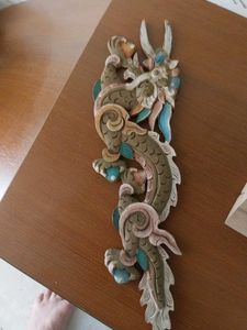 Vintage Carved Dragon Decor