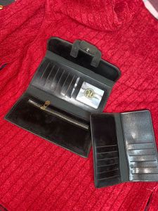Classic Leather Wallet Set