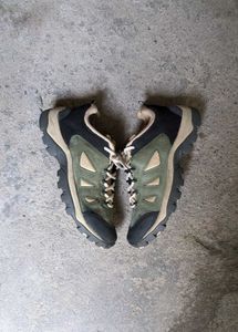 Durable Green Hiking Boots
