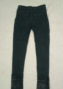 A Line Kurti With Jeans