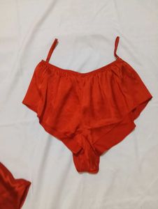 Hot Stuff Devil Red Satin Set 😈 NWT