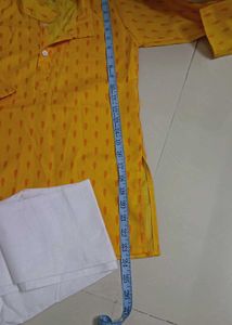 Vibrant Yellow Printed  2 Kurta Set