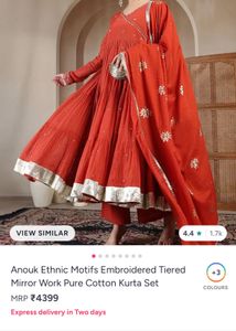 Anouk Mal cotton suit set