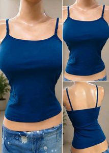 Classic Blue Spaghetti Strap Camisole