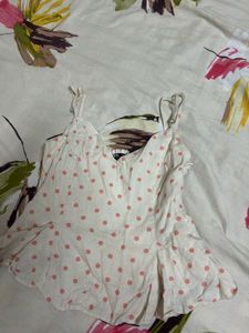 Chic Polka Dot Cami Top