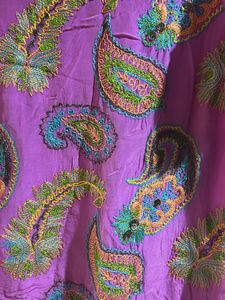 Vibrant Paisley Print Kurta with churidar