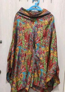 boho Vibrant Paisley Print Palazzo Pants