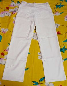 White Wide Leg Pant