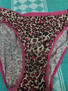 Cheeky Leopard Print Panties.. USED FULLY