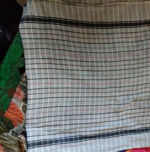 Classic Plaid Saree