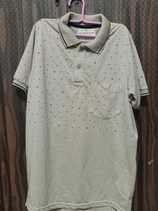Men's Printed Polo T-Shirt M size