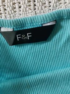 Blue Lace Trim Camisole