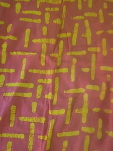 Orange and Yellow Printed Kurta Set