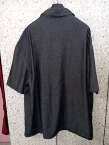 Men's Short Sleeve Denim Shirt