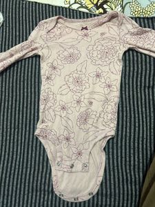 Baby Girl Floral Long Sleeve Bodysuit