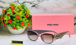 Miu Mi Black Cat-Eye Sunglasses