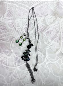 Gothic Layered Tassel Necklace
