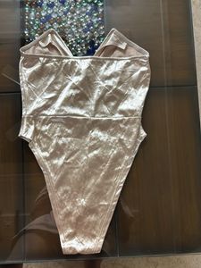 Champagne Velvet Bodysuit