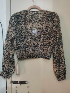 Animal Print Crop Top
