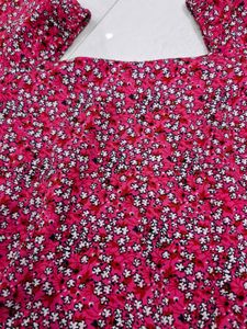 Chic Floral Print Top
