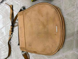 Tan Leather Crossbody Bag