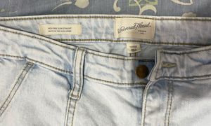 Light Wash Paneled Jeans