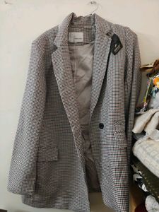 Houndstooth Blazer Jacket