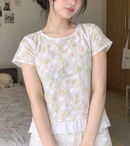 Sheer Floral Embroidered Top