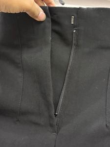 ZARA High-Waisted Tailored Black Trousers