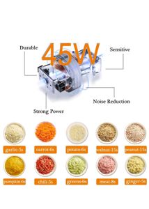 Kolor fish Electric Mini Garlic Chopper 250ml
