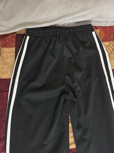 Black Wide Leg Athletic Pants