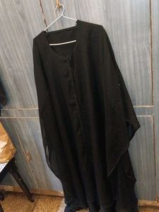 kaftani Black Abaya