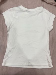 White Heart Graphic Tee