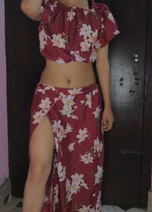 Flowy 🌹 🌺 Floral Print Maxi Skirt