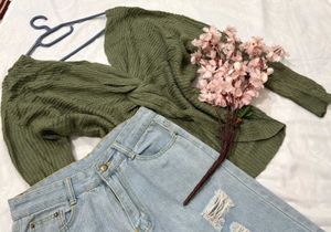 🎉Buy1 Get1 Free🎉 Forever21 Twist Sweater I