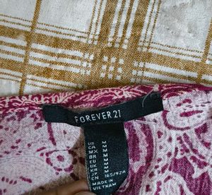 Forever 21 Boho Print Tunic Top