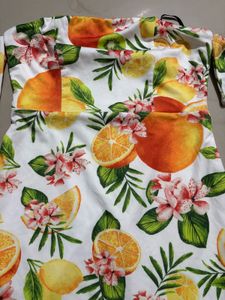 Cute Floral Print Off-Shoulder Dress