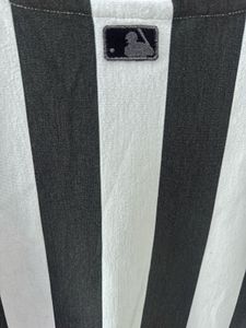 MLB Dodgers Striped Tunic Top