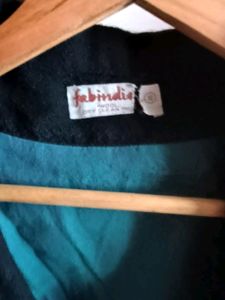 Pure Wool Embroidered Fabindia Coat