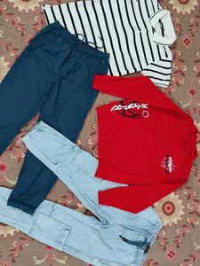 Combo Boy's ready outfit (2 pants,