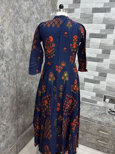 Blue Printed Kurti