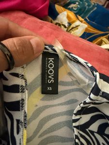 Stylish Zebra Print Midi Dress