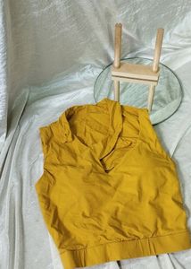 Mustard Crop Top💕