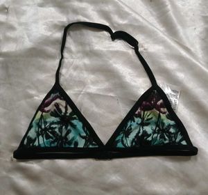 Tropical Palm Print Bikini Set