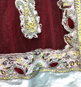 Koti net bridal kasab stone work designer piece
