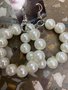 Pearl earrings